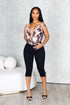 Mesh Meets Chain Halter Top